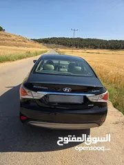  5 سيارة هيونداي سوناتا موديل 2015 سوداء  بحالة جيدة جدا للبيع نظيفة و مرتبة