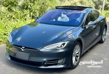  4 Tesla Model S  75 D long range 2018