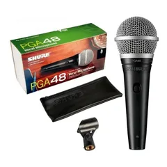  5 ميكرفون اصلي شوور Shure PG ALTA PGA48 Cardioid Dynamic Vocal Microphone