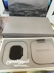  11 Apple Watch Ultra 2 Black Edition بطاريه 100% مشحونه مرتين