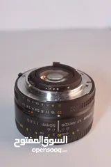  4 عدسة نيكون 50 - 1.8 D  نظيفة جدا  lens Nikon 50 d 1.8  very clean