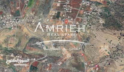  1 ارض 3400 م للبيع في جرش ( المرصع ) / بالقرب من مسجد الفرقان . 