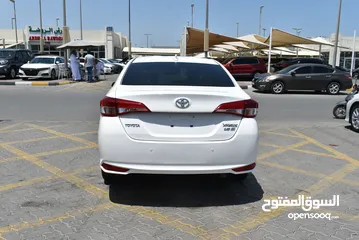  4 Toyota yaris 2019 Gcc WHite