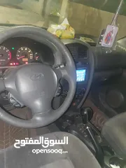  4 هونداي سانتافيه 2002 اسود للبيع