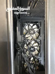  4 كيسة بي سي قيمنق ميد تاور نظيفة مع مراوحها pc case gaming mid tower in great condition