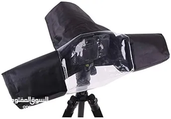  4 واقي مطر للكاميرات الاحترافية Canon Nikon Sony