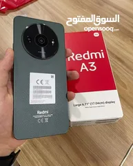  7 جهاز جديد شاومي A3 رام 6 جيجا 128 مكفول سنة متوفر توصيل