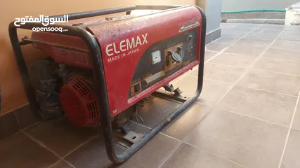  2 جنريتر جابني مستخدم للبيع SH6500ex 220v/60hz