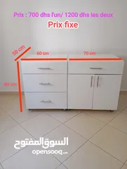  1 meuble de rangement pratique multifonction