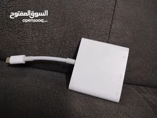  4 ادابتر ابل أصلي عدد 2 للتواصل اقرأ الوصف