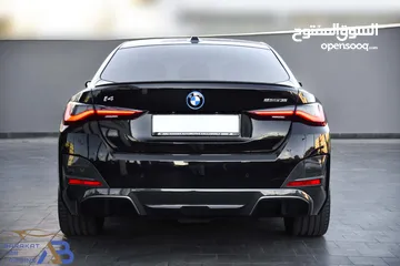  8 BMW الفئة الرابعة i4 جران كوبيه كهربائية بالكامل وارد وكفالة الوكالة2024 BMW i4 Gran Coupe eDrive35