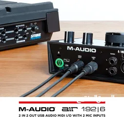  4 M-Audio AIR 192x6 USB C MIDI Audio Interface