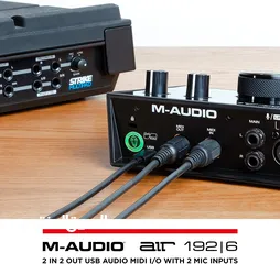  5 M-Audio AIR 192x6 USB C MIDI Audio Interface