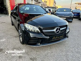  30 مرسيدس C200 AMG كت فتحة اسود 2019 بحالة الزيرو وارد المانيا مميزة