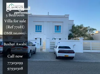  11 Elegant 5 BR villa for sale in Bosher Awabi Ref: 770H
