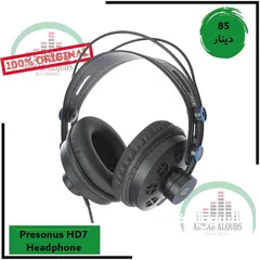  1 سماعة هدفون الرائعة بريسونس الاصلية PreSonus HD7 Professional Monitoring Headphones