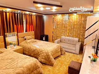  2 شقه مفروشه بلكامل وجديده 10دينار يومي هدؤ امان نظافه راحه