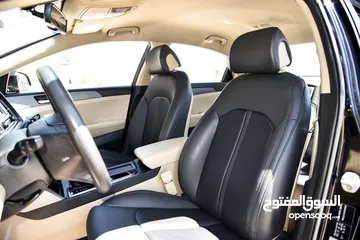  9 عرض لمدة اسبوع هونداي سوناتا بنزين بحالة الوكالة Hyundai Sonata 2018