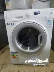  1 غساله الجي 7 كيلو لون سلفر فل انفرتر موديل حديث للبيع