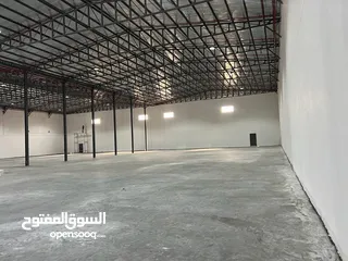  1 مخزن مرخص للايجار ميناء عبد الله مساحه 5000 متر -تخزين شامل -متنوع
