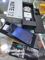  3 جهاز مستعمل Not 12 Vip رام 16 جيجا 256 أغراضة والكرتونه شاحن 120 واط  متوفر توصيل