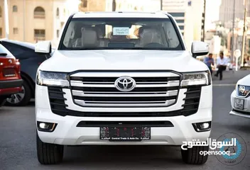  2 كفالة المركزية Land Cruiser 2023 لون لؤلؤي