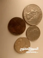  16 مجموعه من العملات العربيه والاجنبيه+ السعر الخاص