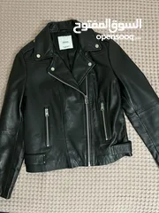  2 Leather biker jacket Mango