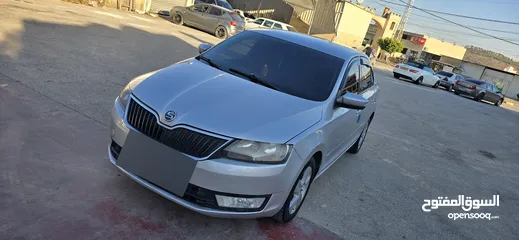  1 سكودا رابيد سياره بوضع الوكاله