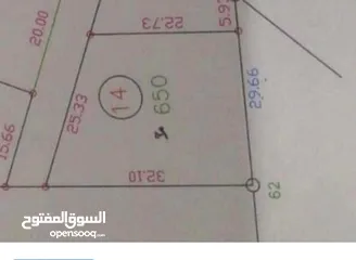  1 نمرة ارض في بزاريا للبيع