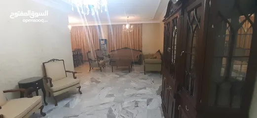  1 شقة مفروشة الرابية 3 نوم 4 حمام غسيل برندة طابق اول