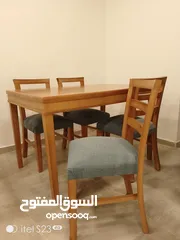  8  طاولات وكراسي الزان