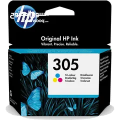  1 HP 305 Tri-color Original Ink Cartridge حبر اتش بي ملون 305