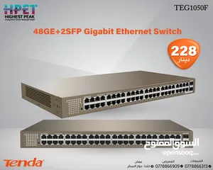  1 Tenda TEG1050F محول جيجابايت إيثرنت 48GE+2SFP
