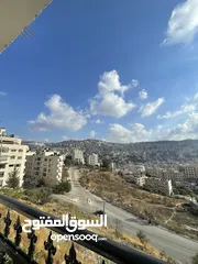  1 شقة مفروشة للايجار مع مكيف اطلالة رااائعة على نابلس