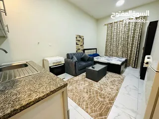  4 للإيجار الشهري شقة استوديو مفروشة بالكامل في عجمان منطقة المويهات