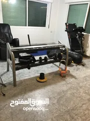  4 مجسم ملاكمة سيلكون مواصفات دوليه + كيس ملاكمة جلد ثقيل 180 سم +عجل شد عضلات المعدة والصدر