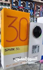  8 جهاز جديد بالكرتونة سبارك 30c رام 8 و 12 و 16 جيجا 128 و 256 مكفول سنة متوفر توصيل