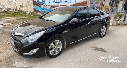  7 هيونداي سوناتا هايبرد 2014 وارد كوريا بحالة ممتازة للبيع بسعر حرق