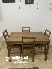  3 IKEA dining table
