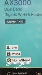  11 راوتر انترنت شبكات انترنت وايرلس تي بي لينك TP Link Dual Bands Router AX55 for internet connection