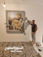  3 رسام جدرايات محترف دقه عاليه