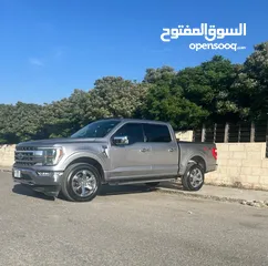  4 FORD F-150 2021 Lariat  Hybrid POWER-BOOST  فورد f150 بحال الوكاله- بدون الرقم