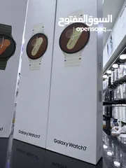  4 Samsung Watch 7 (40mm) ساعة سامسونج  7 (قياس 40مم) متوفرة باللونين الكريمي و الزيتي  ليما موبايل ^_^