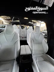  18 Tesla Model X Performance P100D جدا نظيفة سعر حرق