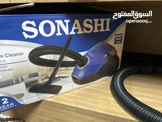  1 أجهزه منزلية مستخدمة:مكنسة كهربائية، دفاية، غلاية ماء، اير فراير