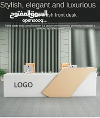  4 Reception Counter with LED lights High Quality office furniture  Reception Desk