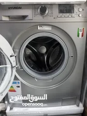  2 غساله هونداي 7ك 1400دوره لون سلفر