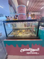  3 Urgent Sale!!! Trendy New Ice Cream Shop For Sale In Prime Bawsher Location At Al Maha Road