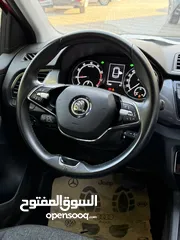  11 سكودا فابيا ترخيص 2021 محرك 1000 بنزين اوتوماتيك 105 حصان